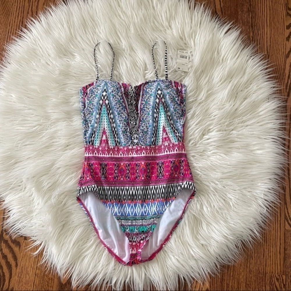 Kenneth Cole‎ Reaction one piece swimsuit size Large